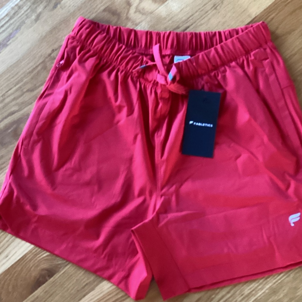 Fabletics One short 5” Heated Red size small